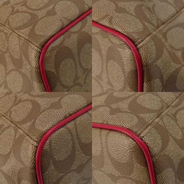 COACH コーチ F28365 シグネチャー トートバッグ PVC レディース