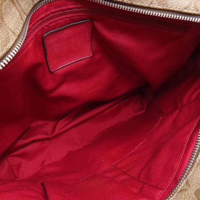 COACH コーチ F28365 シグネチャー トートバッグ PVC レディース