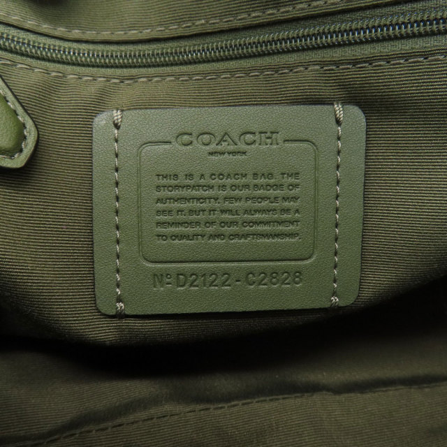 COACH コーチ C2828 ロゴ ショルダーバッグ レザー レディース