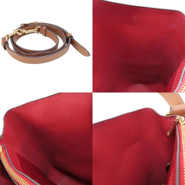 COACH コーチ 91122 ロゴ金具 2WAY トートバッグ レザー