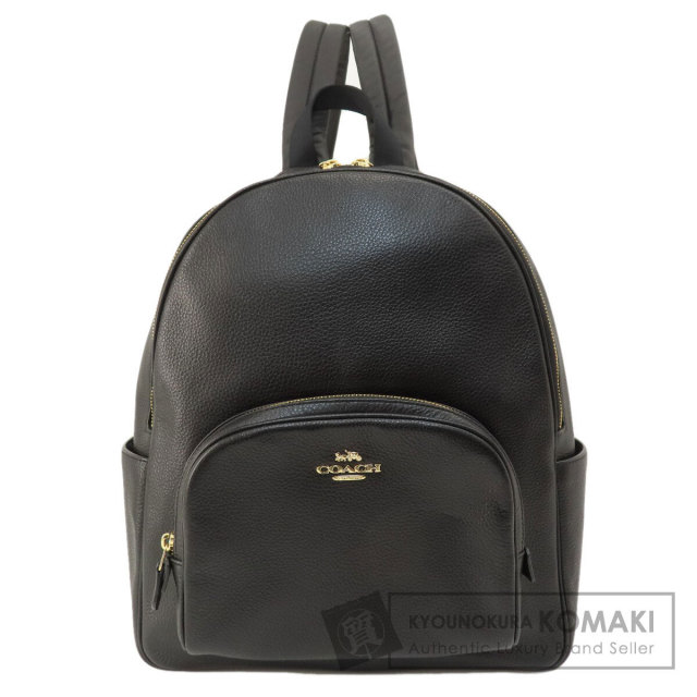 未使用級 COACH コーチ 5669 レザー リュック 2層 通勤 ビジネス COACH コーチ 5669 ロゴ金具 リュック・デイパック レザー