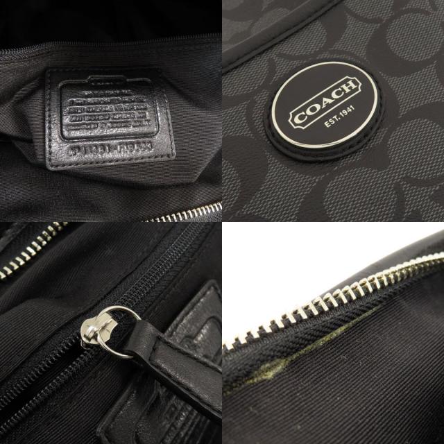 COACH コーチ F19823 シグネチャー ショルダーバッグ PVC レディース