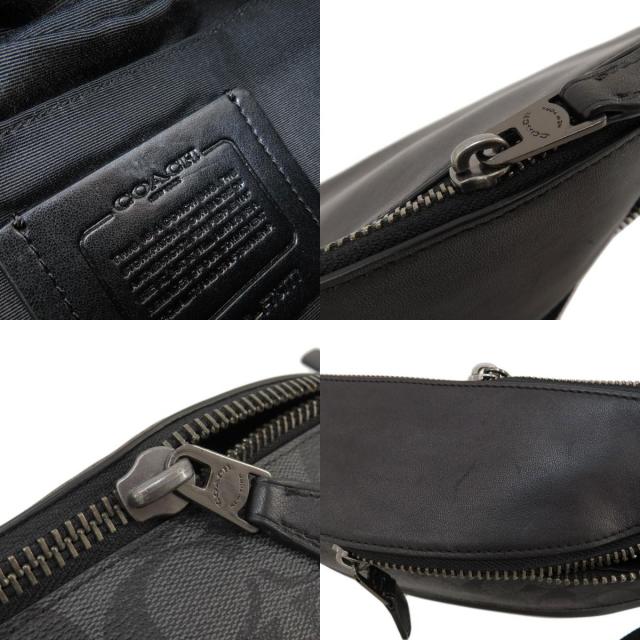 【美品】COACH F78777 ボディバッグ シグネチャー PVC レザー COACH(コーチ) / シグネチャーボディバッグ/ウエストバッグ