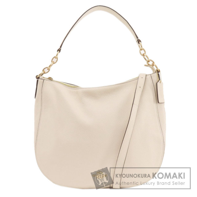 COACH コーチ F31399 ワンショルダー 2WAY ショルダーバッグ レザー  