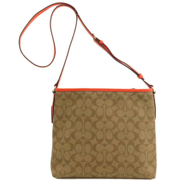 COACH コーチ F58297 ロングショルダー シグネチャー ショルダーバッグ  