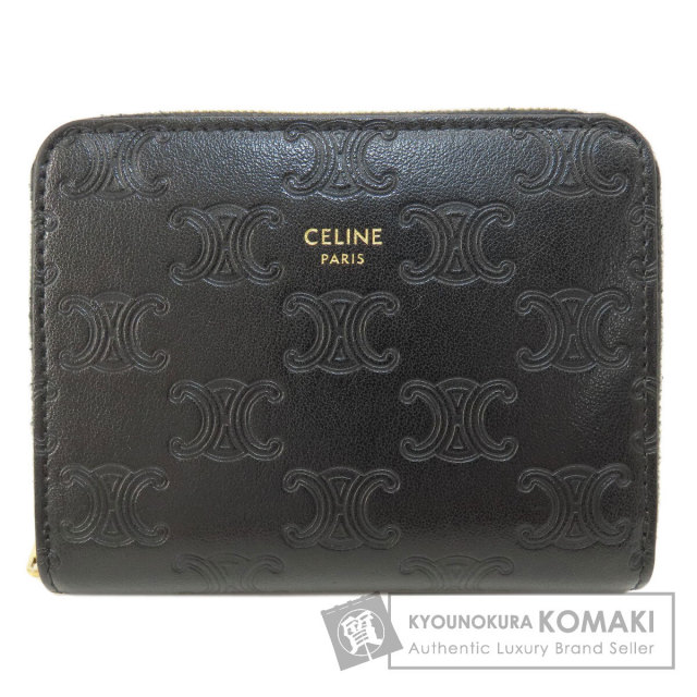 CELINE セリーヌ トリオンフ コインケース レザー レディース