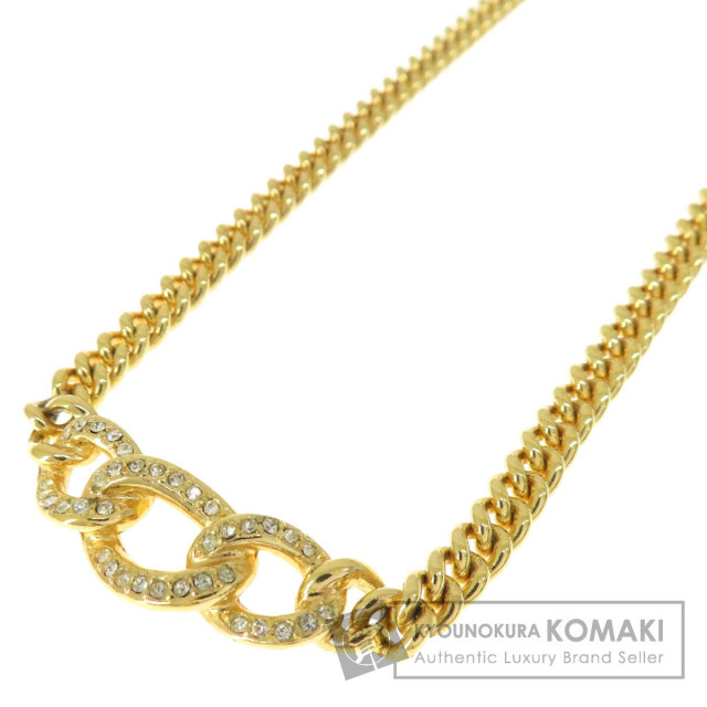 クリスチャンディオール ネックレス ラインストーン