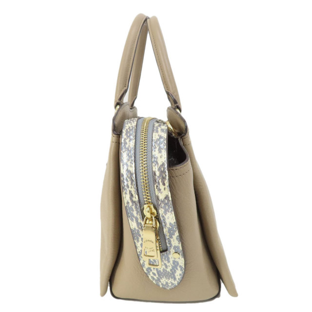 COACH コーチ 67710 ドリューサッチェルウィズスネークスキン