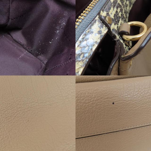 COACH コーチ 67710 ドリューサッチェルウィズスネークスキン 2WAY