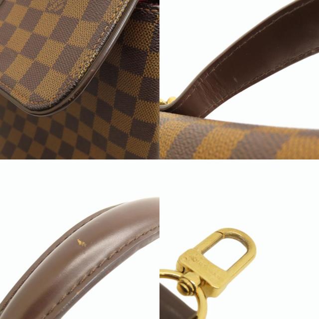 LOUIS VUITTON ルイヴィトン N41168 ベルガモMM ダミエ エベヌ  