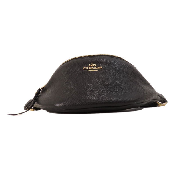 COACH コーチ F48738 ロゴ金具 ボディバッグ レザー レディース