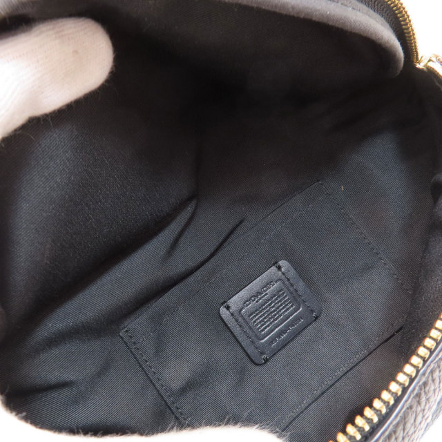 COACH コーチ F48738 ロゴ金具 ボディバッグ レザー レディース