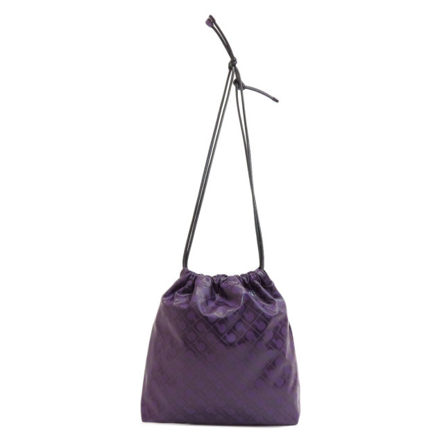 【未使用✨タグ付き】　ゲラルディーニ　ソフティ　ポーチ　巾着　ワインレッド系 GHERARDINI ゲラルディーニ ソフティ 巾着バッグ ハンドバッグ