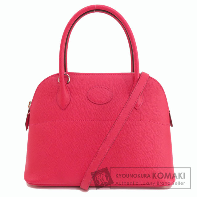 エルメス HERMES ボリード27 D刻 ローズエクストリーム シルバー金具 エプソン レディース ショルダーバッグ HERMES エルメス ボリード27 ローズエクストリーム シルバー金具
