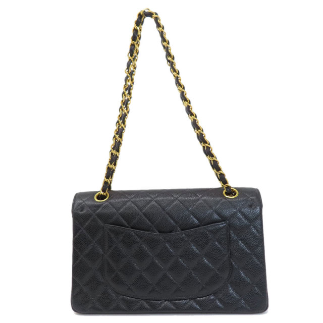 CHANEL シャネル マトラッセ ゴールド金具 ショルダーバッグ キャビア 