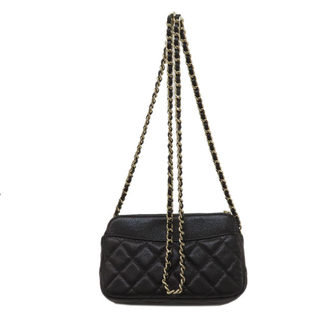CHANEL シャネル チェーンショルダー マトラッセ ゴールド金具 