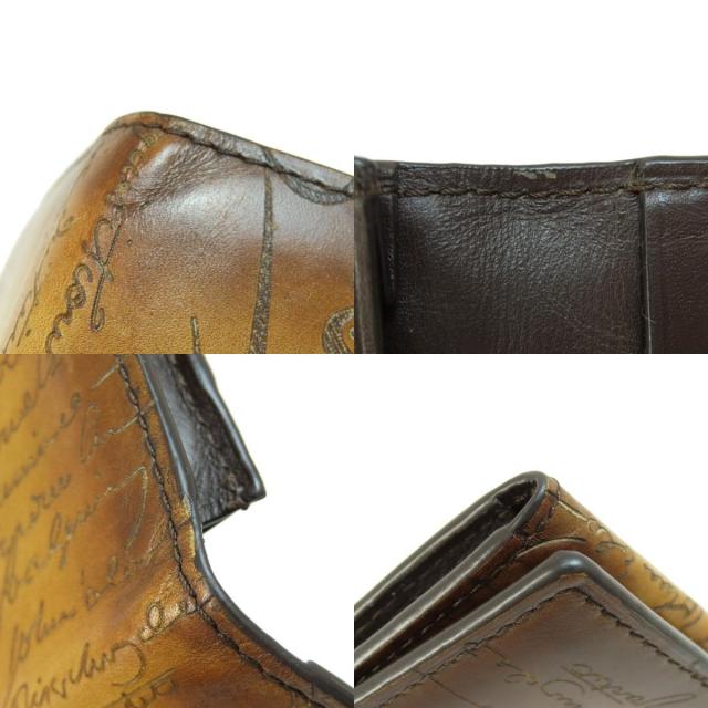 Berluti ベルルッティ 刻印デザイン カードケース レザー メンズ