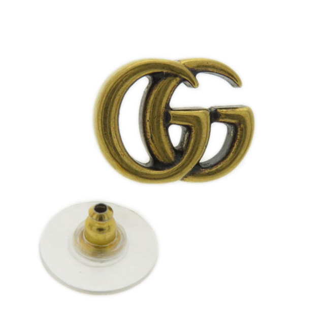 GUCCI グッチ GG マーモント ストーン 片耳用 ピアス 金属製 レディース 