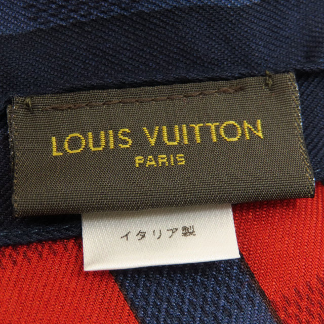 LOUIS VUITTON ルイヴィトン MP1380 ダミエ柄 ストール コットン  
