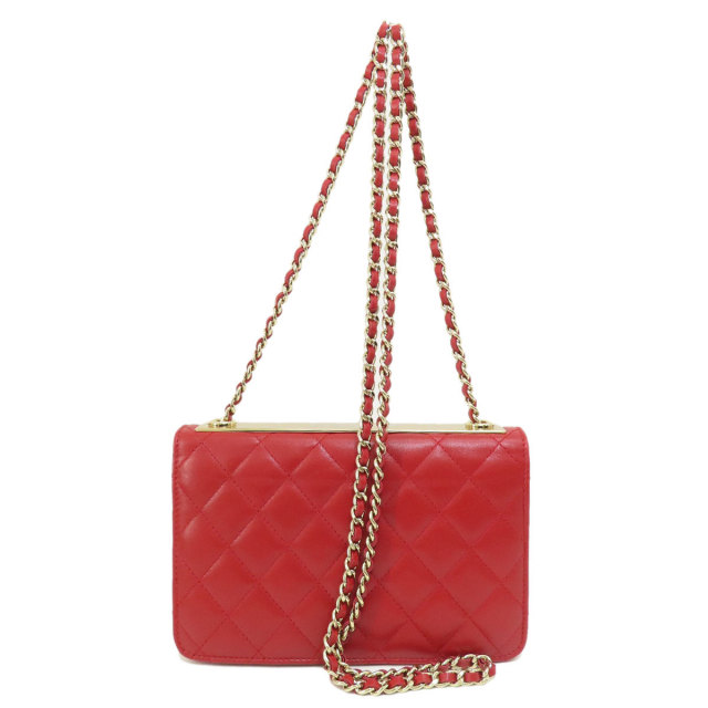 CHANEL シャネル チェーンウォレット マトラッセ ゴールド金具 長財布  