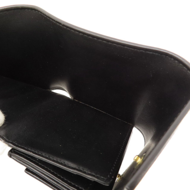 CELINE セリーヌ ヴィンテージ 折り財布 ブラック 黒 小銭入有り  