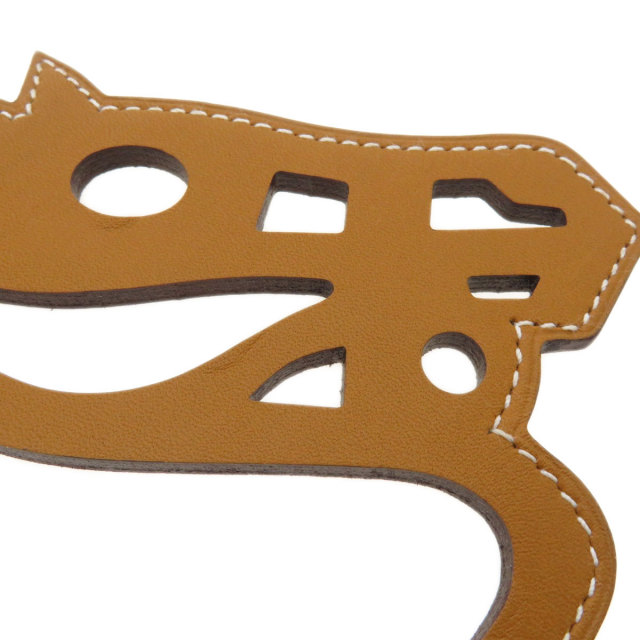 HERMES エルメス 馬蹄 パドック バッグチャーム ホースシュー ホワイト  