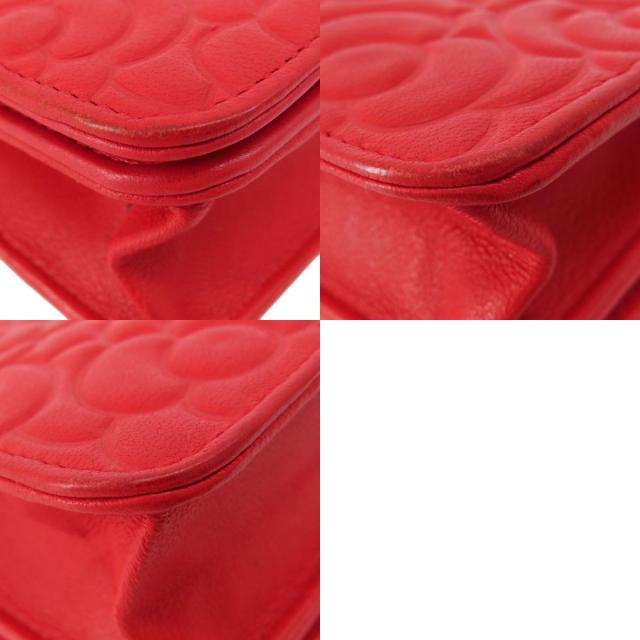CHANEL シャネル チェーンウォレット カメリア ココマーク シルバー 
