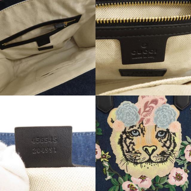グッチ トートバッグ タイガー エンブロイダリー