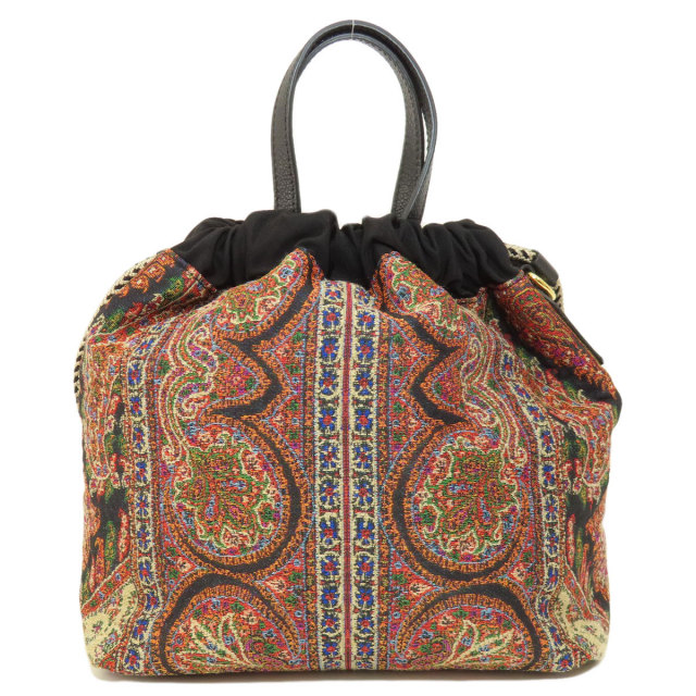 極美品 ETRO 2531 2way ボストンバッグ ペイズリー柄 旅行 大容量 