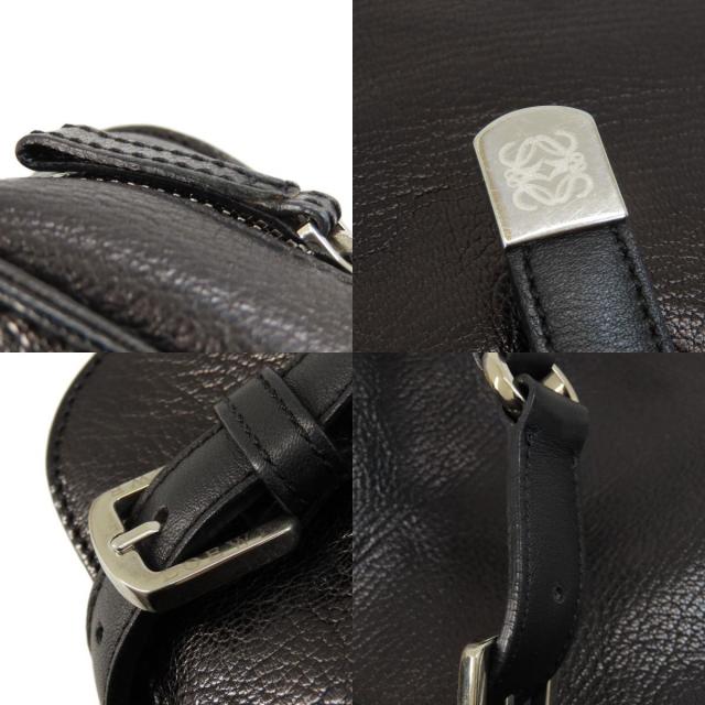 LOEWE ロエベ アナグラム スタッズ ハンドバッグ レザー レディース