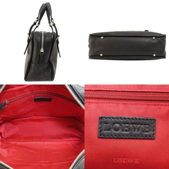 LOEWE ロエベ アナグラム スタッズ ハンドバッグ レザー レディース