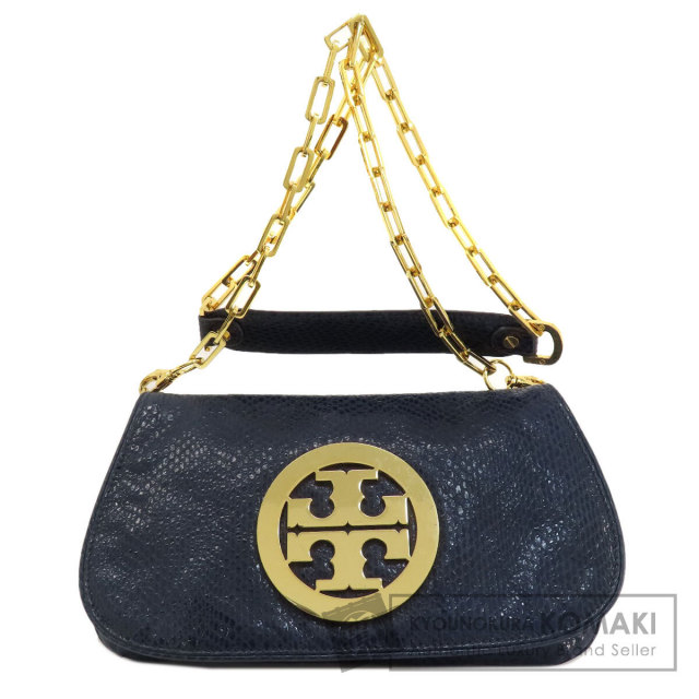 Tory Burch トリーバーチ パイソン型押し チェーンショルダー  