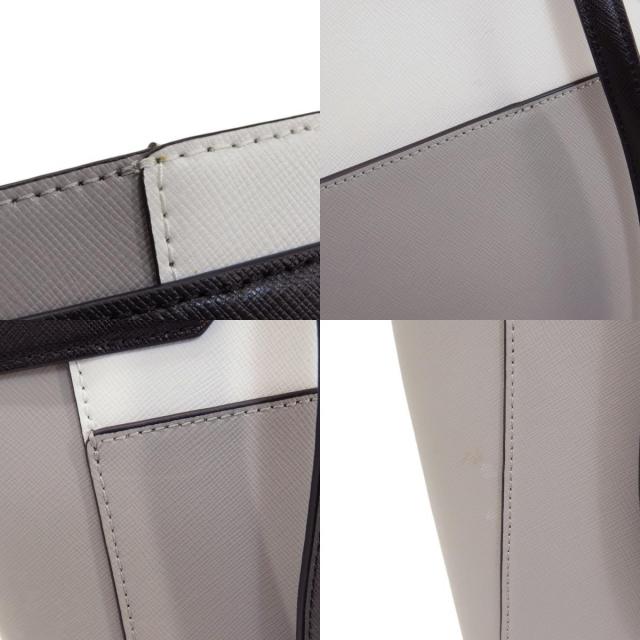 kate spade ケイトスペード ロゴ金具 バイカラー トートバッグ PVC  