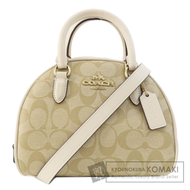 COACH コーチ CA591 シドニー サッチェル シグネチャー 2WAY 