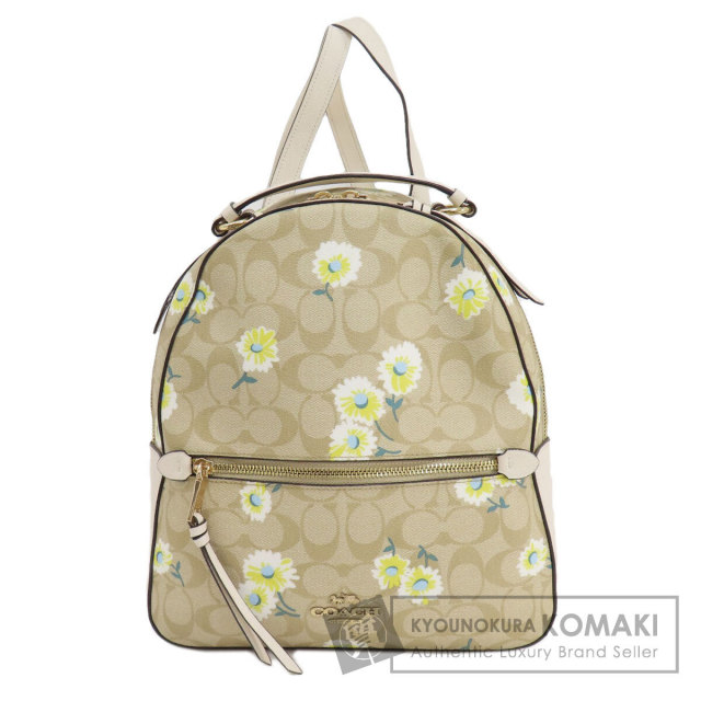 COACH コーチ C2856 フラワー シグネチャー リュック・デイパック PVC  