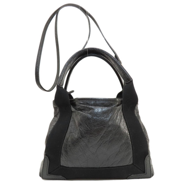 バレンシアガ バッグ ネイビーカバス XS モノグラム 型押し 割り切れる  