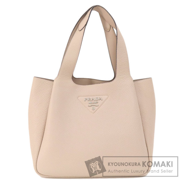 PRADA プラダ ロゴ ハンドバッグ レザー レディース 
