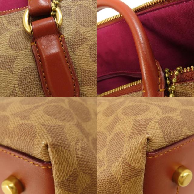 COACH コーチ CE742 カラーサッチェル・シグネチャー 2WAY トート