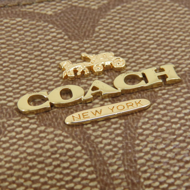 COACH コーチ 91677 シグネチャー ショルダーバッグ PVC