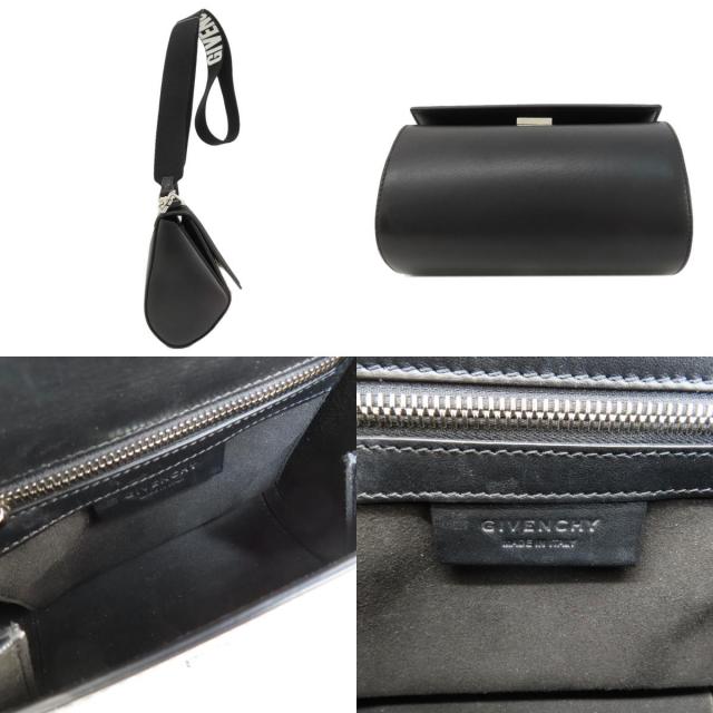 GIVENCHY ジバンシー ロゴ金具 2WAY ハンドバッグ レザー レディース 