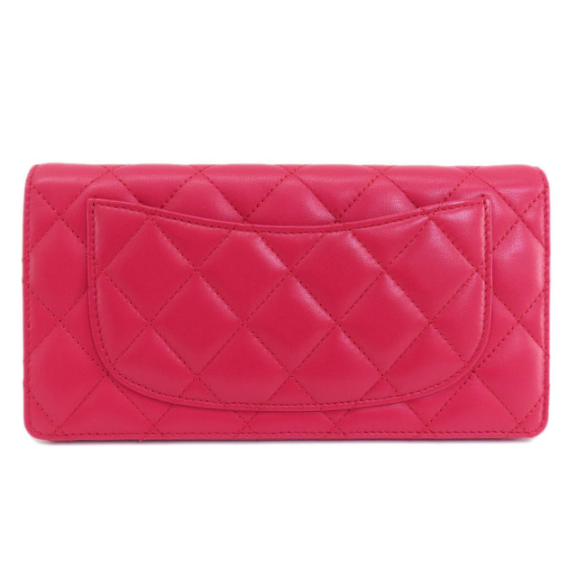 CHANEL シャネル マトラッセ シルバー金具 長財布（小銭入れあり 