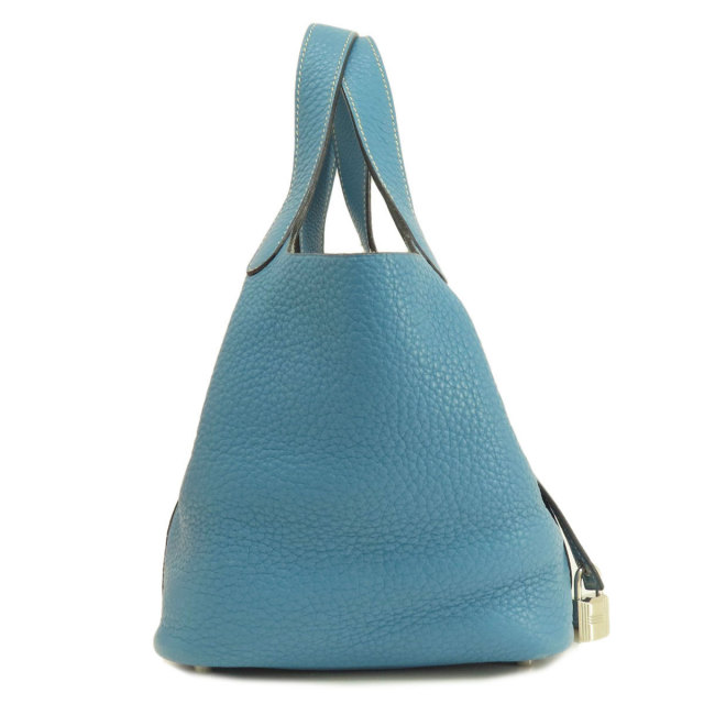 アユみえもん様エルメス Hermes ピコタンロックPM ブルー系シルバー金具 