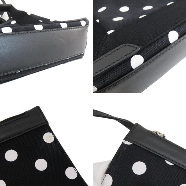 BALENCIAGA バレンシアガ ネイビーカバスXS 2WAY ドット柄  