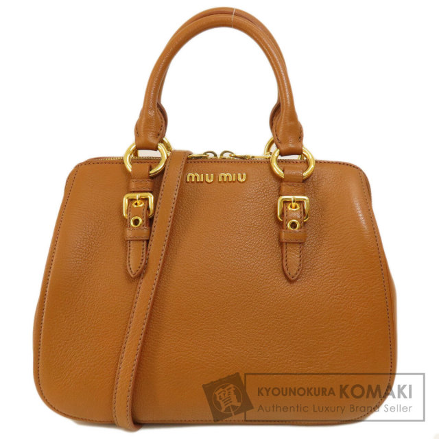 中古】 MIUMIU （ミュウミュウ） 見まがう マドラス レザー 2WAY  