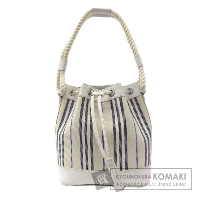BURBERRY バーバリー ストライプ トートバッグ PVC レディース