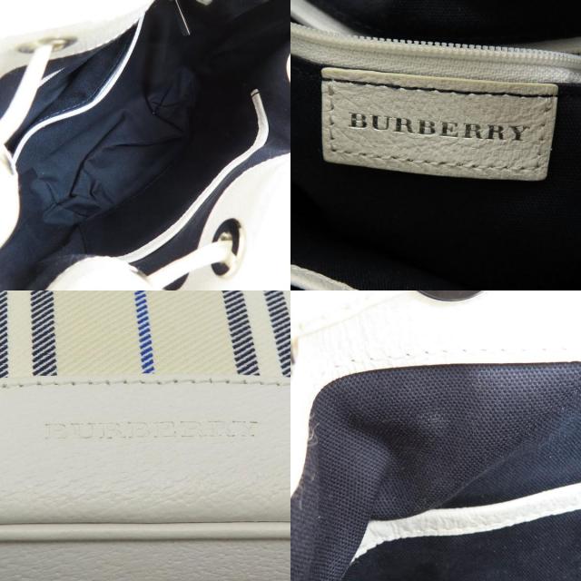 BURBERRY バーバリー ストライプ トートバッグ PVC レディース