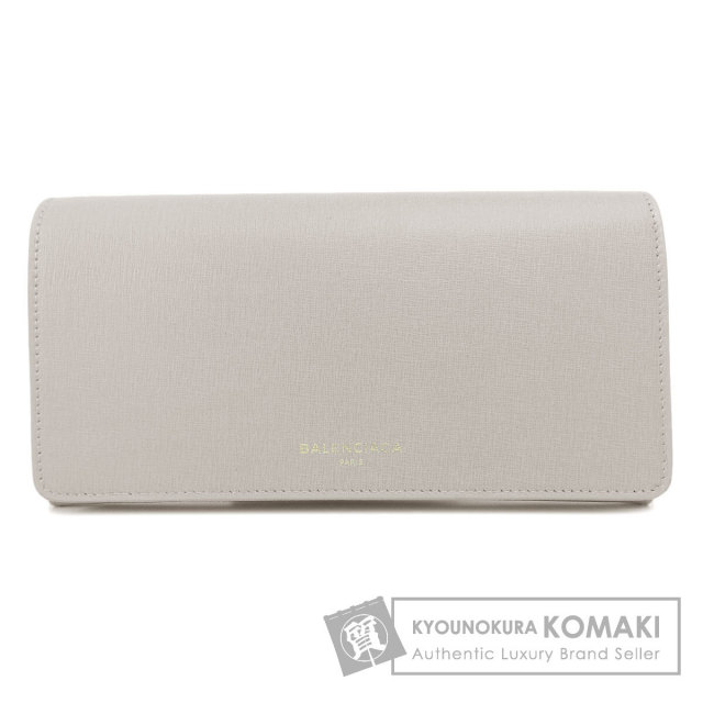 BALENCIAGA バレンシアガ 490624 ロゴ 長財布（小銭入れあり） レザー 