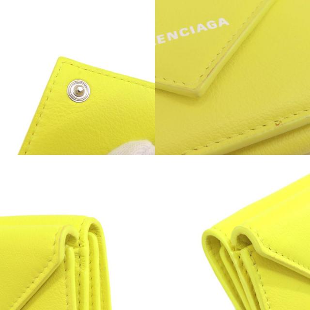 BALENCIAGA バレンシアガ 391446 ペーパー ミニウォレット 二つ折り  