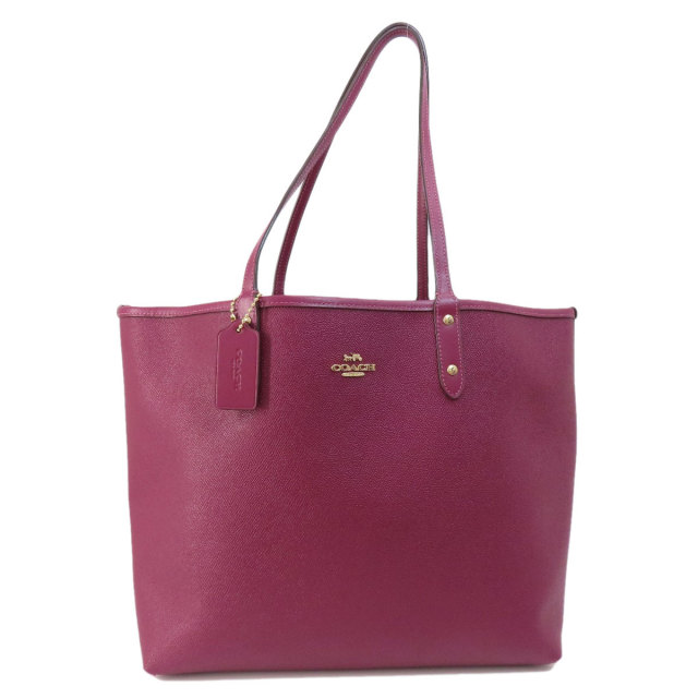 COACH コーチ F80232 リバーシブル トートバッグ PVC レディース