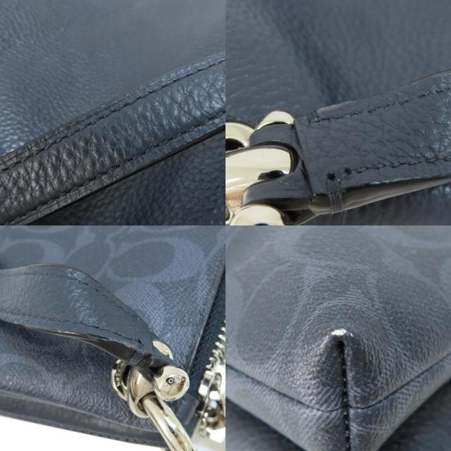 COACH コーチ 91511 ロゴ ショルダーバッグ PVC レディース 